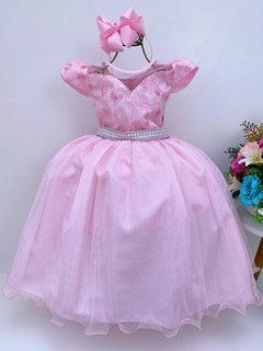 Vestido Agnes Rosa