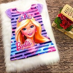 Vestido trapézio Barbie