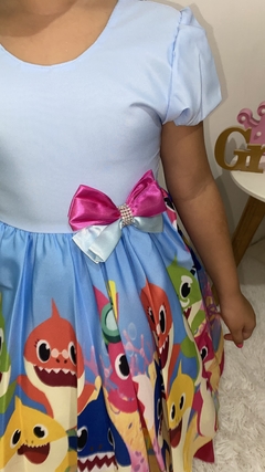 Vestido Baby shark - Belli Empório Infantil