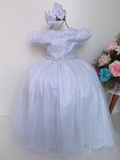 Vestido Branco daminha e formatura