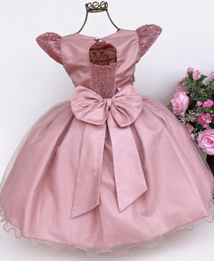 Vestido Laís Rose - Belli Empório Infantil