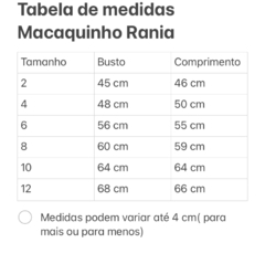 Macaquinho Rania vermelho bordado - loja online