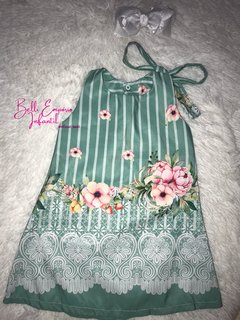 Vestido trapézio floral 02