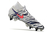 Chuteira Nike Mercurial Superfly 7 Elite Branca e Azul - lojadechuteiras.com.br