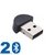 MINI ADAPTADOR BLUETOOTH USB 2,0 DONGLE