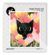 Sticker vinilo holográfico - Angry Flower Cat