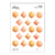 Plancha de stickers - Dados D20 - Colores