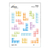 Plancha de stickers - Tetris