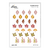 Plancha de stickers - Autumn leaves