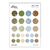 Plancha de stickers - Dots Earth