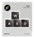 Sticker vinilo - Teclado WASD - comprar online