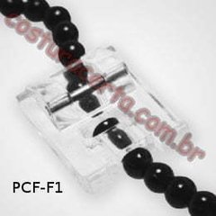 Calcador para aplicação de miçanga SS PCF-F1 - Costura Certa