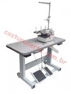 Máquina de Costura Interloque industrial Yamata FY55 com mesa e motor na internet