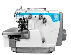 Máquina de Costura Overloque industrial JACK E4S-3 com mesa e motor DIRECT DRIVE
