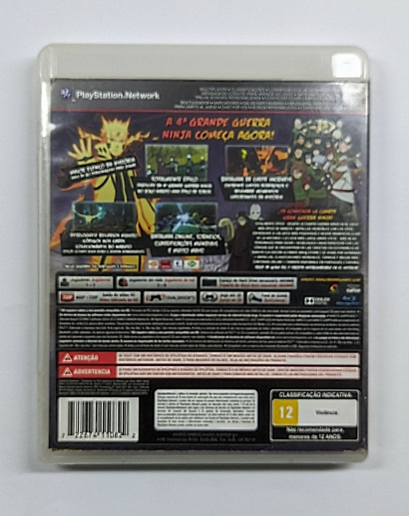 Jogo Naruto Shipuden Ultimate Ninja Storm Ps3 Usado