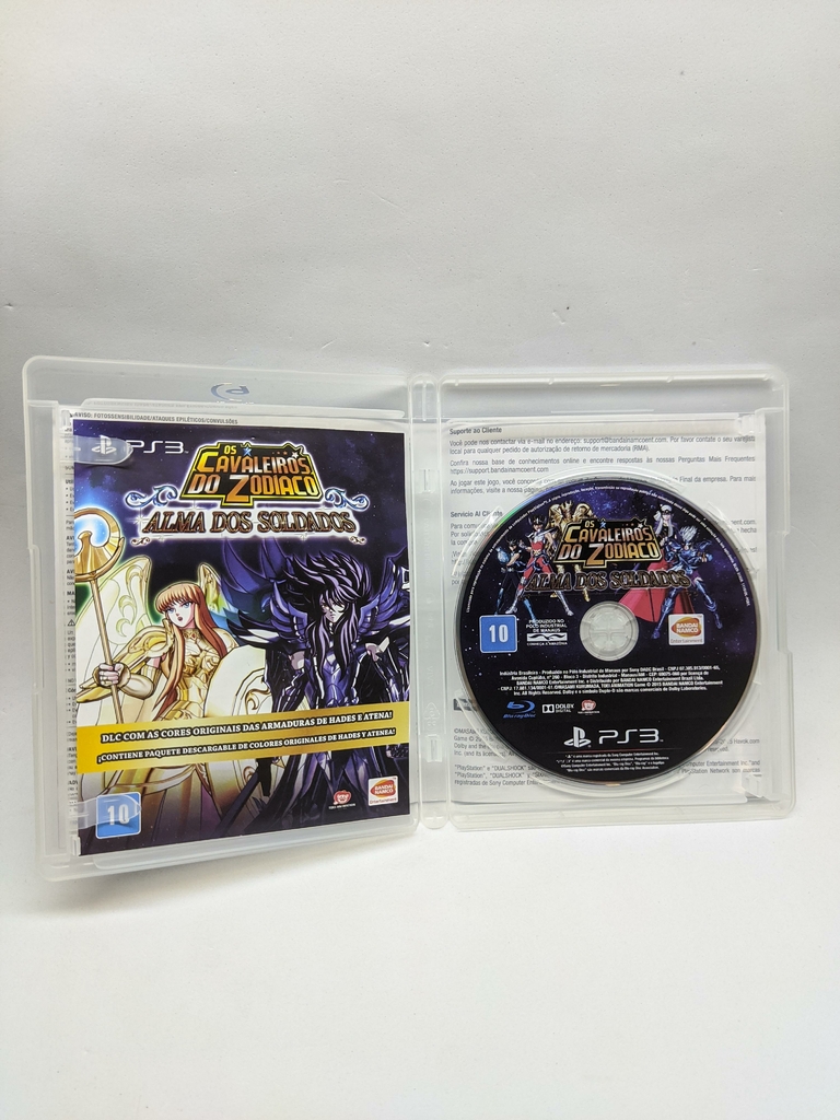Jogo Os Cavaleiros Do Zodíaco: Alma dos Soldados PlayStation 3