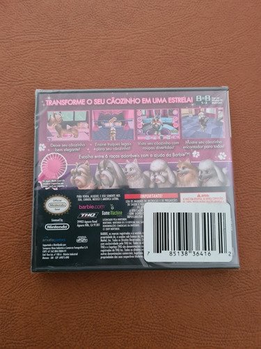 Jogo Barbie Groom and Glam Pups Lacrado - Nintendo ds em Promoção