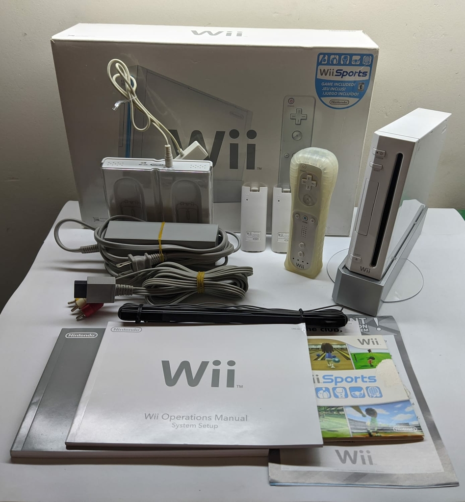 Nintendo Wii Usado com Caixa Manuais E Controle