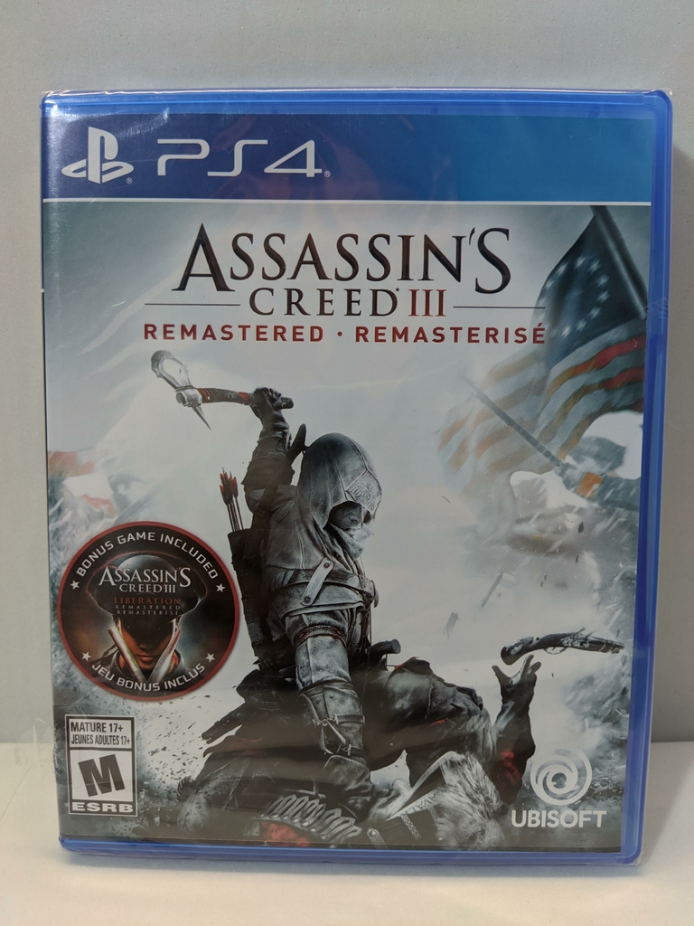 Assassins Creed 3 Remastered - Ps4 - Mídia Física - Lacrado