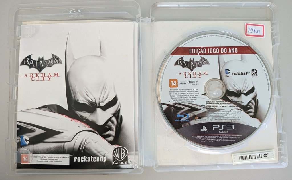 Jogo Batman Arkham City Edição Jogo do Ano - Playstation 3