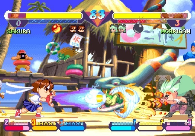 Jogue Street Fighter Alpha: Warriors Dreams, um jogo de Street fighter