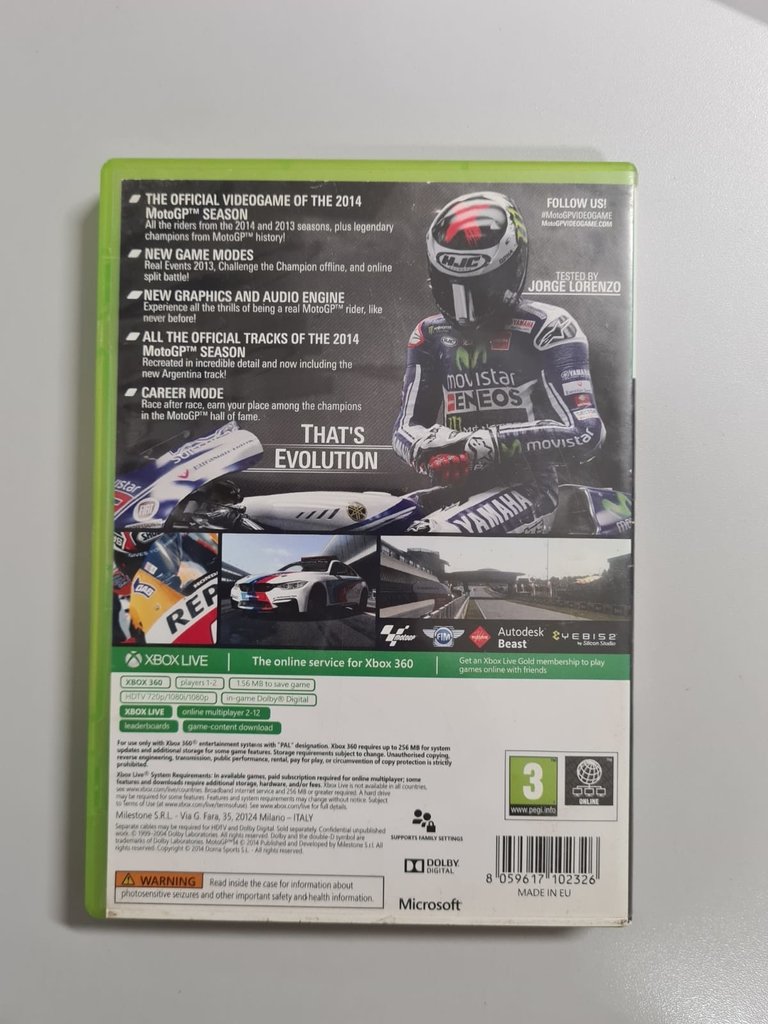 jogo moto gp 14 Xbox 360 original - Tudo-Games-Retro