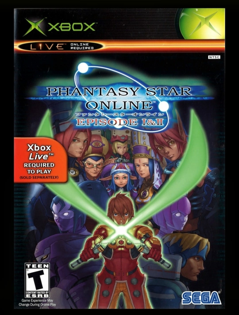 jogo Phantasy Star Online episode 1 e 2 XBox