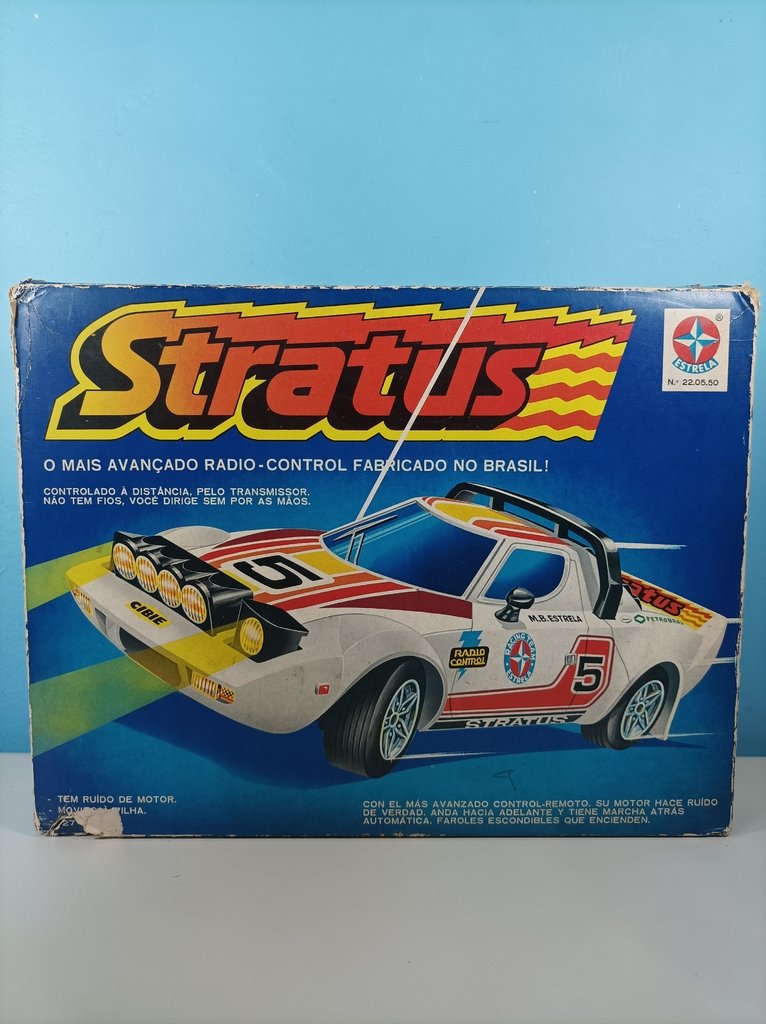 Brinquedo Antigo Carro De Controle Remoto Stratus Estrela