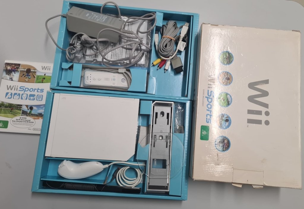 Nintendo Wii Usado com Caixa Manuais E Controle