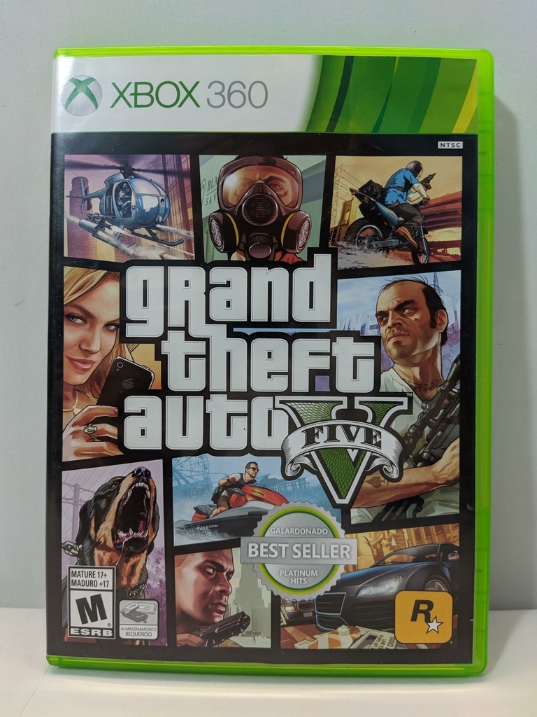 GTA V - Jogo para Xbox 360 - Original - Mídia Física