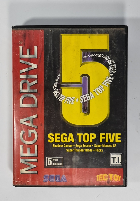 Top Five 5 Jogos Original Mega Drive