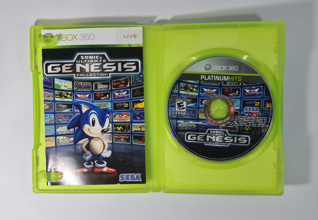 Jogo Sonic Ultimate Genesis Xbox 360 Original Envio Rápido!!