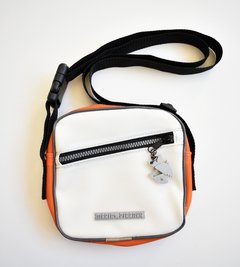 Shoulder bag - Branco e Laranja