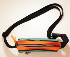 Shoulder bag - turquesa e laranja na internet