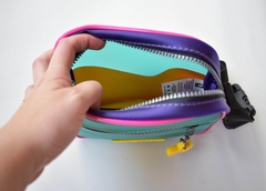 Shoulder bag - Turquesa e Roxo na internet