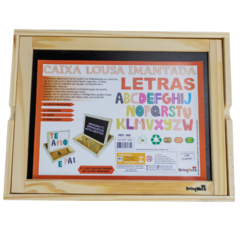Caixa Lousa Imantada - Letras - comprar online