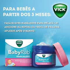 Pomada Calmante para Bebês Vick BabyRub 50g na internet