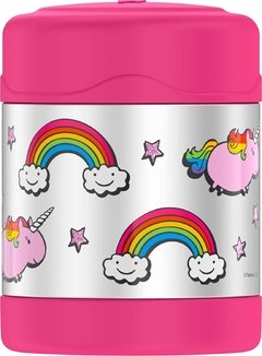 POTE TÉRMICO THERMOS FUNTAINER UNICÓRNIO ROSA