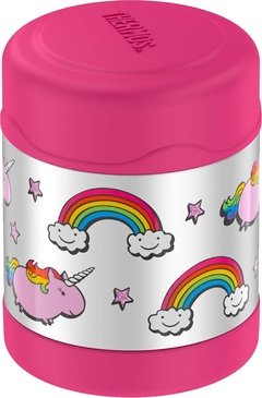 POTE TÉRMICO THERMOS FUNTAINER UNICÓRNIO ROSA - Lebaby Imports