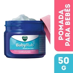 Pomada Calmante para Bebês Vick BabyRub 50g - Lebaby Imports