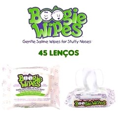 Boogie Wipes: São Lencinhos umedecidos com soro fisiológico.