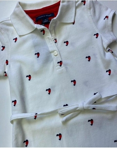 Vestido infantil Tommy hilfiger - Branco na internet