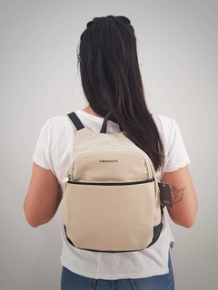 THATBAG - MOCHILA IMPERMEABLE. BEIGE - Art: 7881