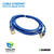 5060 Cable ethernet 1mts cat 6 blue unitec