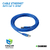 5095 Cable ethernet 3mts cat 5 blue jeway