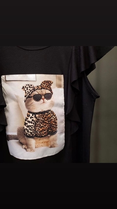 t-shirt gatinho