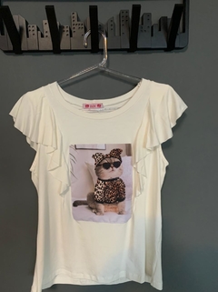 t-shirt gatinho - Bella Boneka