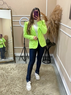 Blazer neon manga princesa - comprar online