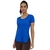 Camiseta Feminina Alto Giro Skin Fit - Azul