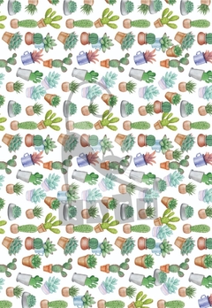 Papel estampado "Cactus"